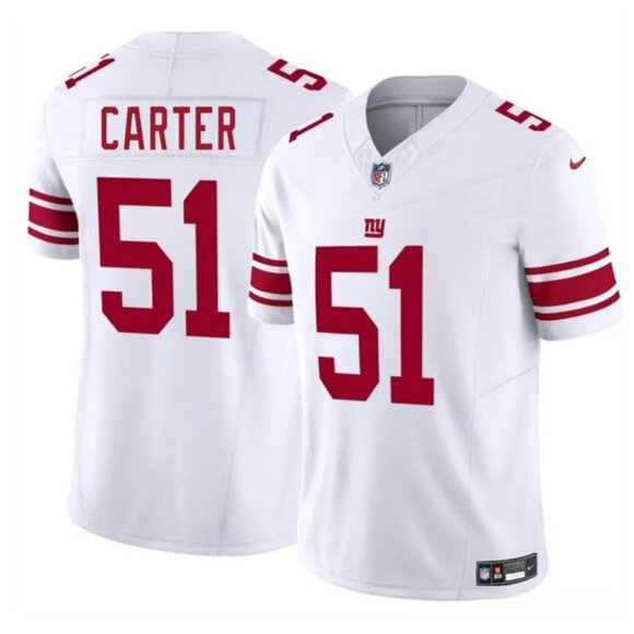 Mens Youths Kids Womens Abdul Carter White Jersey Stitched